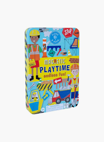 Floss & Rock Toy Magnetic Playtime - Construction