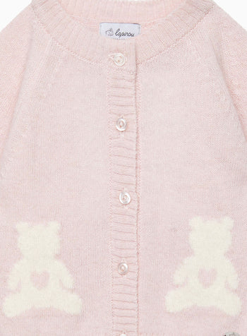 Lapinou Cardigan Baby Teddy Cardigan