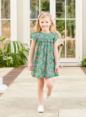 Lily Rose Dress Green Betsy Dress