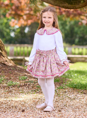 Lily Rose Skirt Bow Skirt in Penny