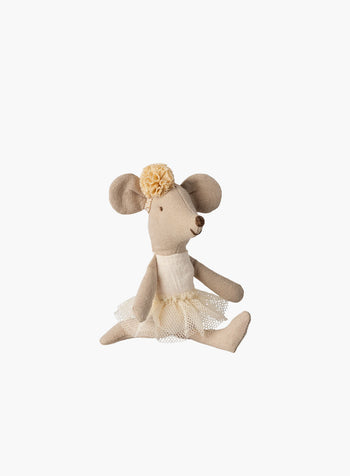 Maileg Toy Maileg Ballerina Mouse, Little Sister Off-White