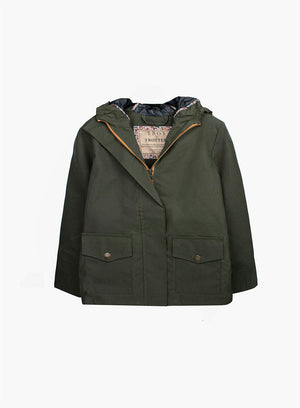 TROY London Rainmac TROY London Wax Waterproof Jacket in Green