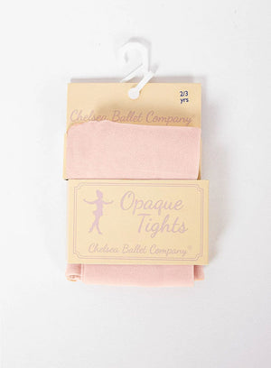 Opaque Tights in Blush Pink