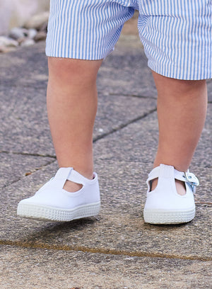 Hampton Canvas Nantucket Shoes in White