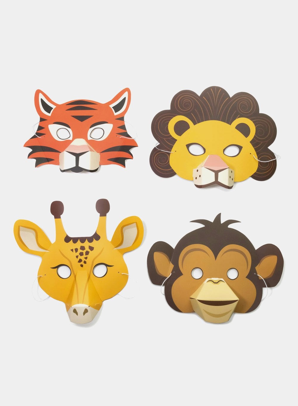 Djeco – Masques d'animaux de la jungle DIY