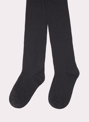 Country Kids Tights Cotton Tights in Charcoal