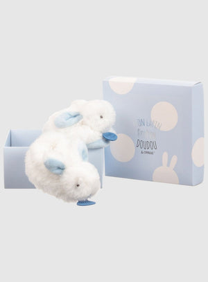 Doudou et Compagnie Booties Little Bunny Booties in Blue