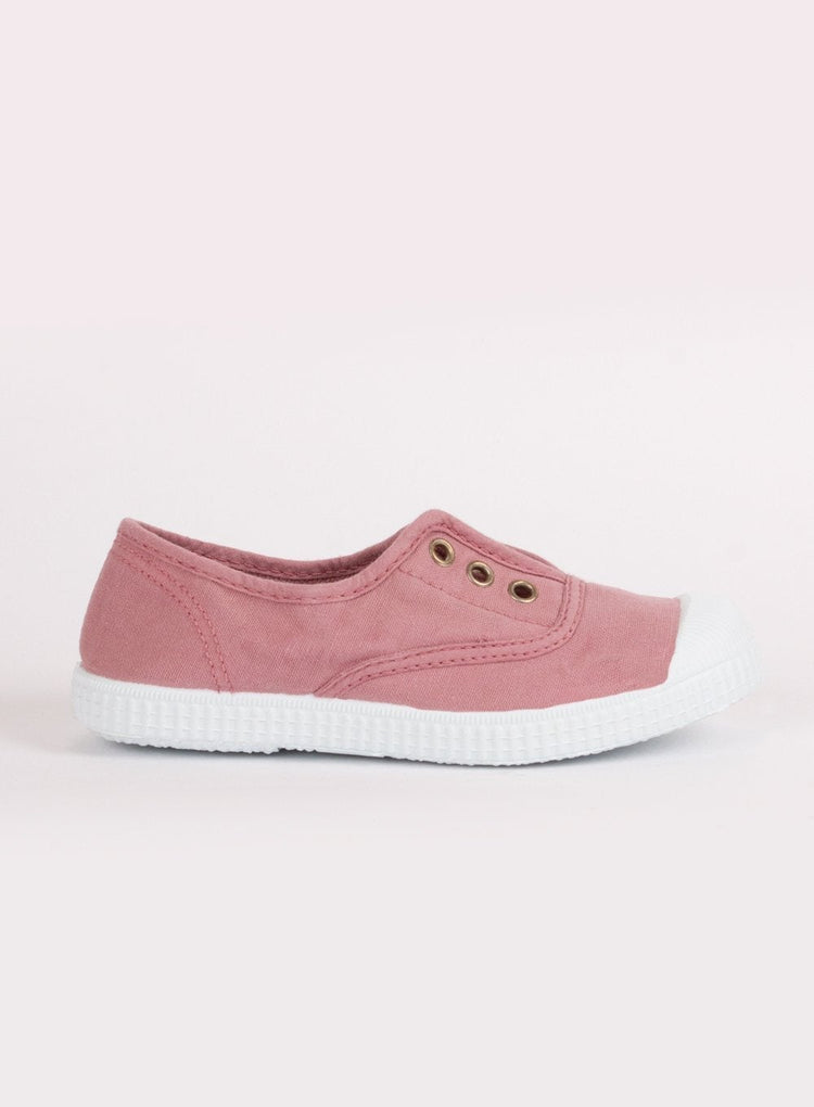 Hampton Canvas Canvas Shoes Hampton Canvas Plum Plimsolls in Rosa