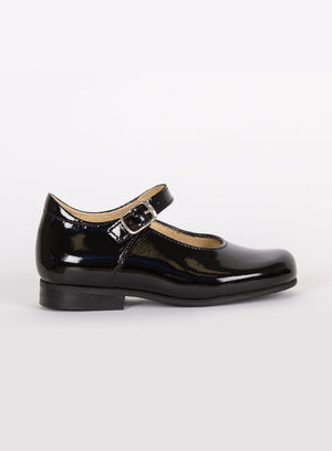 Hampton Classics School Shoes Hampton Classics Kate School Shoes in Black Patent - Trotters Childrenswear