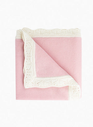 Lapinou Blanket Cashmere Blanket in Pink