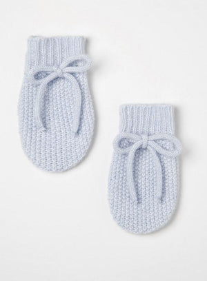 Lapinou Mittens Little Mittens in Blue - Trotters Childrenswear