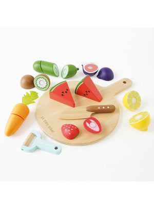 Le Toy Van Toy Le Toy Van Chopping Board with Super Food