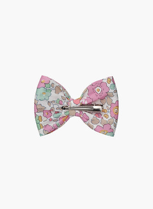 Lily Rose Clip Bow Hair Clip in Coral Betsy