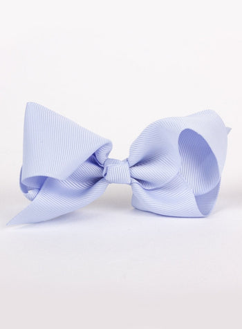 Lily Rose Clip Extra Large Bow Hair Clip in Bluebell