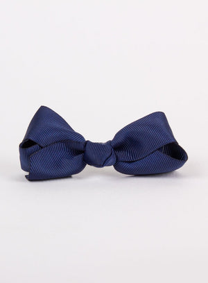 Lily Rose Clip Large Bow Hair Clip in Navy