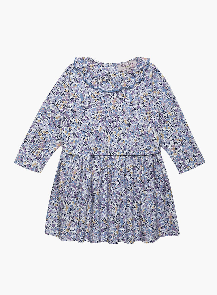 Baby Girls Wiltshire Jersey Dress Lilac Wiltshire | Trotters London ...