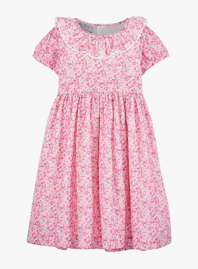 Lily Rose Girls Mitsi Dress Pink Mitsi | Trotters London – Trotters ...