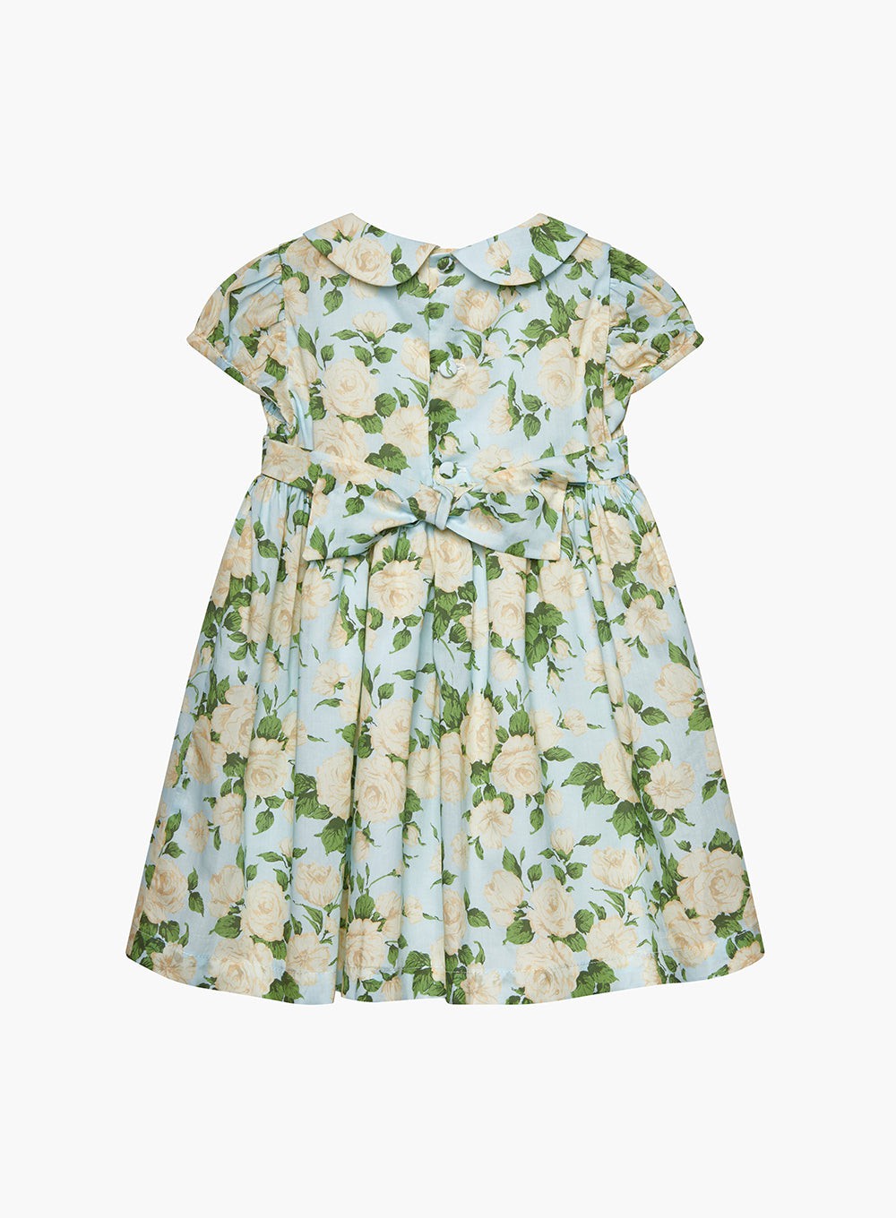 Lily Rose Baby Girls Carline Rose Dress Pale Blue Rose | Trotters ...