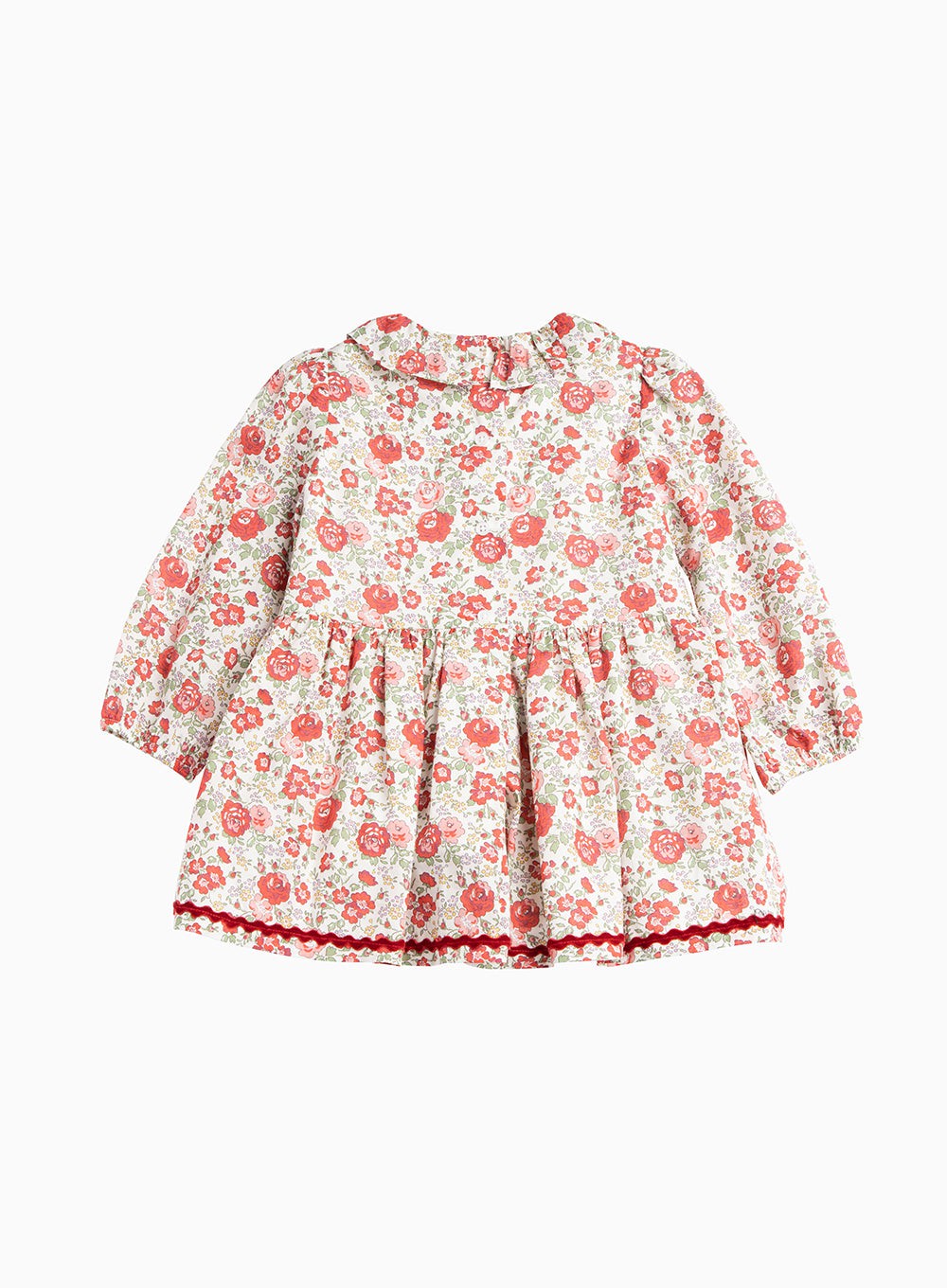 Baby Girls Felicite Floral Willow Dress Red Felicite | Trotters London ...