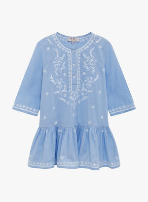 Lily Rose Kaftan Embroidered Kaftan in Blue