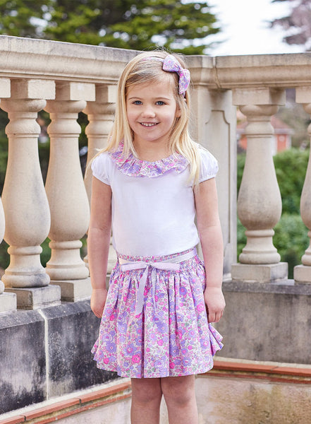 Ribbon Skirt in Lilac Betsy