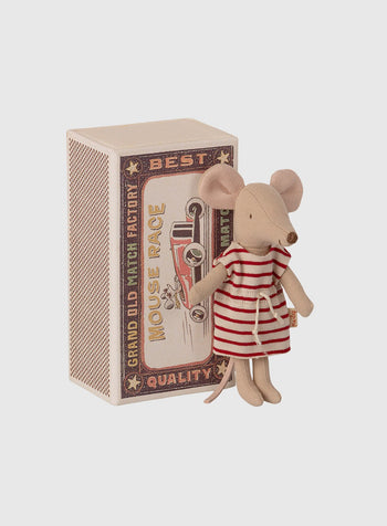 Maileg Toy Maileg Big Sister Mouse with a Box