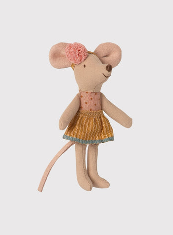 Maileg Toy Maileg Little Sister Mouse with a Matchbox