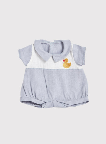 Olli Ella Toy Olli Ella Dinkum Doll Cotton Ducky Romper - Trotters Childrenswear