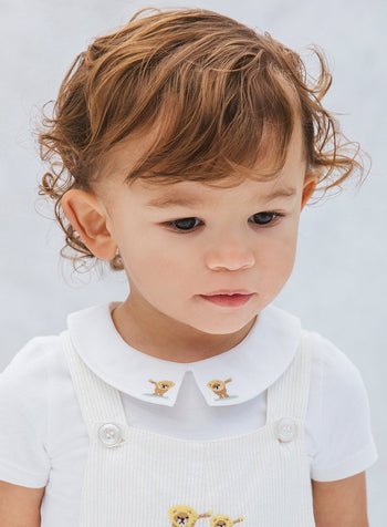 Baby Short-Sleeved Monty Augustus Bodysuit