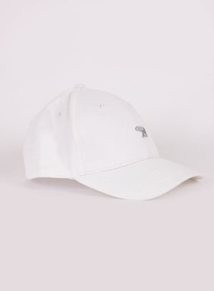 Thomas Brown Hat Charlie Cap in White