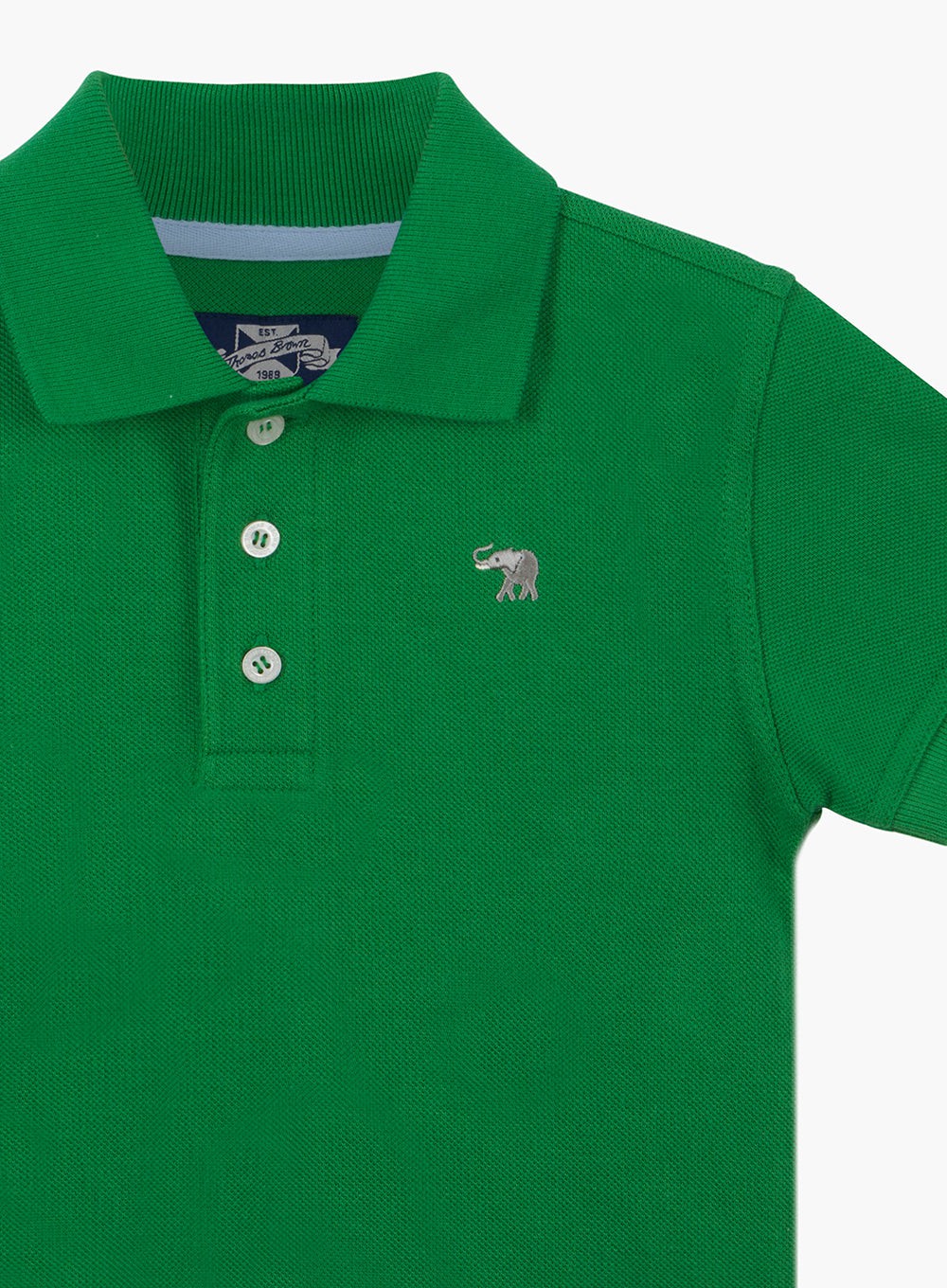 moose green polo shirt