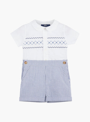 Thomas Brown Set The Little Rupert Set in Navy/White