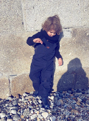 Töastie Rainmac Toastie Classic Waterproof Overalls in Navy - Trotters Childrenswear