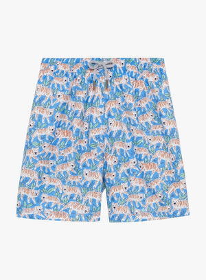 Trotters Swim Swimshorts Mens Daddy & Me Swimshorts in Tiger