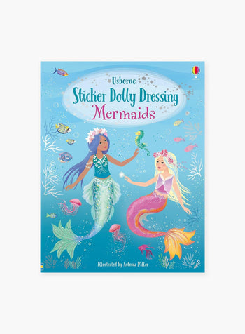 Usborne Book Usborne's Dolly Dressing Mermaids Sticker Book